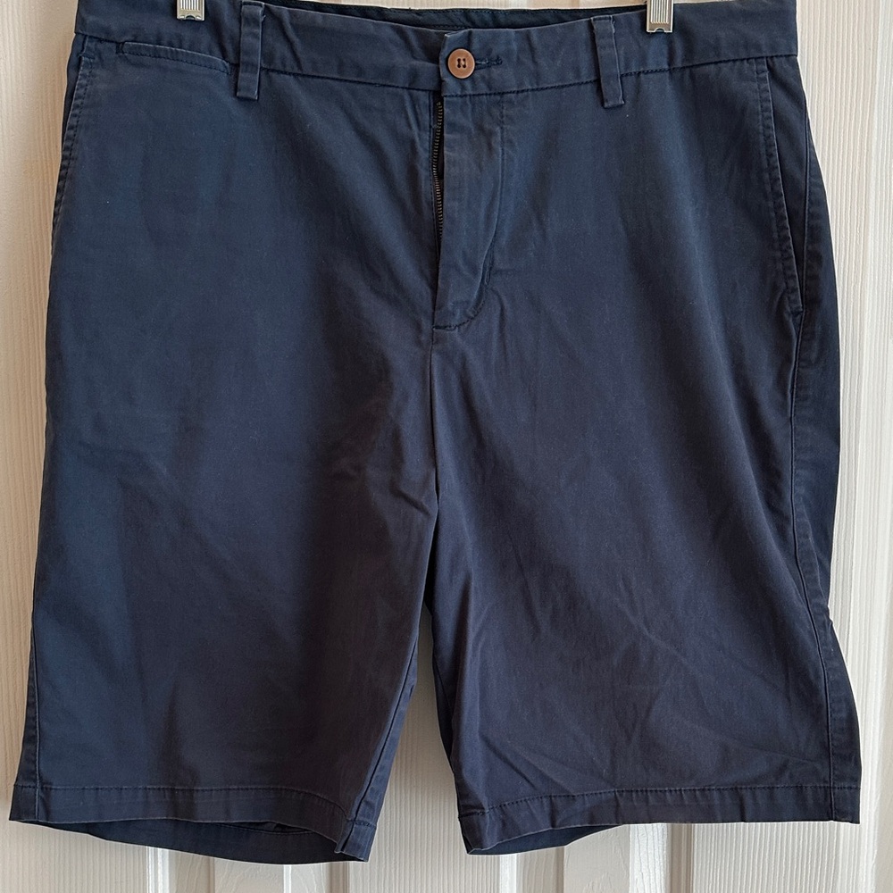 Tommy Bahama Dark Blue Flat Front Shorts